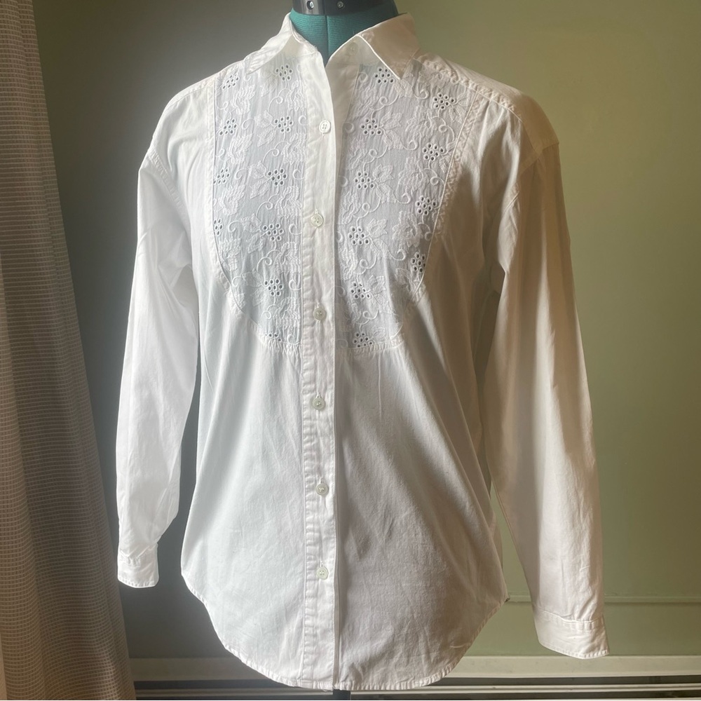 Outback Red White Button Down Shirt